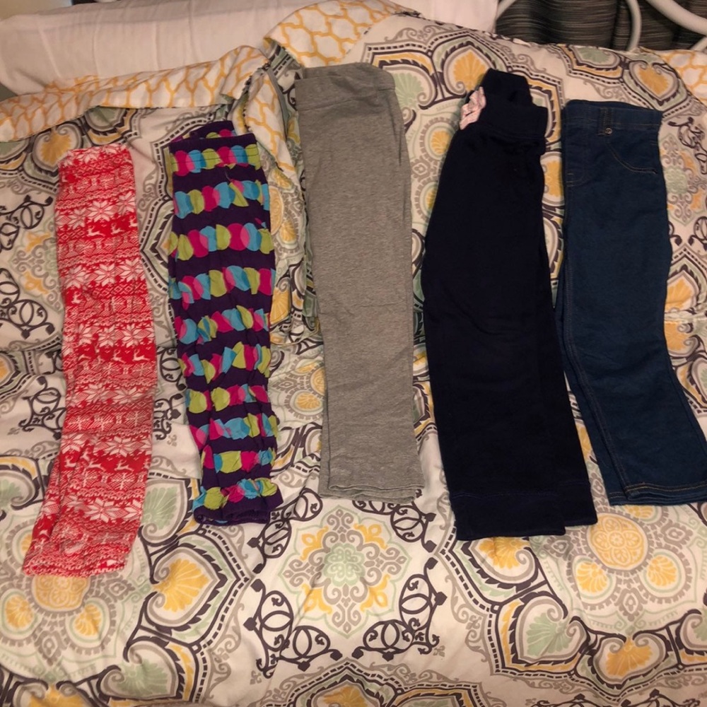 Girls 5t pant/legging lot